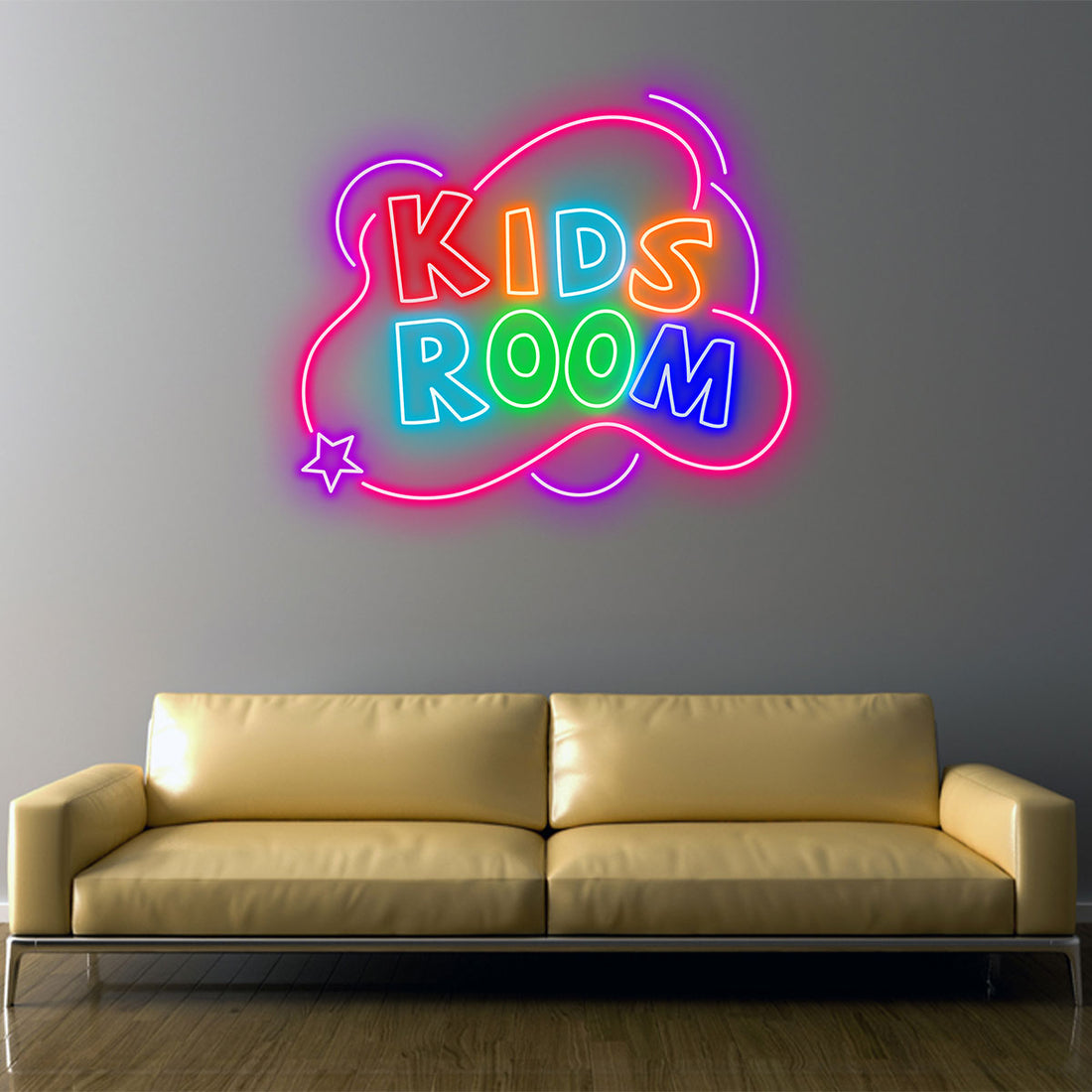 Colorful Custom Kids Room Neon Sign,LED Neon Light for Children's Bedrooms, Playroom,Gift for kids,Beautiful wall decorations,Suitable for home furnishing stores