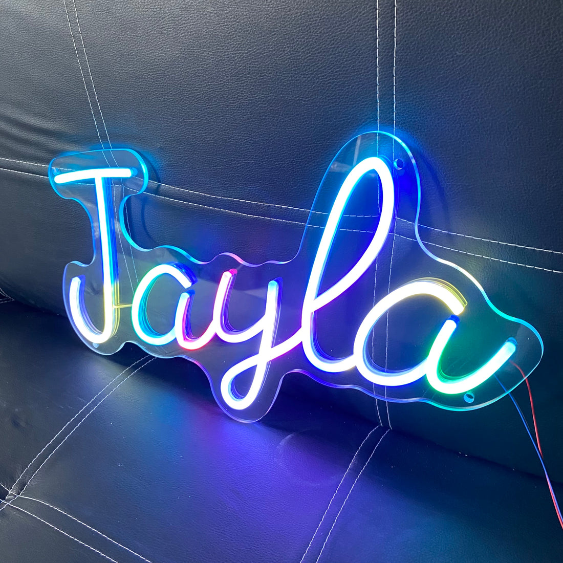 Custom Name Neon Sign, Full Color Neon Light for Wall Decor, Bedroom, Party, Wedding,Personalized LED Name Sign, Aesthetic Room Decor for Girls and Teens