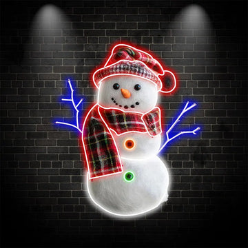 Christmas Snowman LED Neon Sign