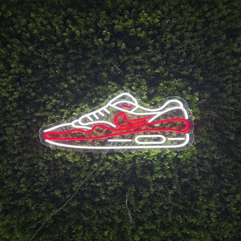 Sneaker Neon Sign - Custom LED Shoe Wall Light for Sneakerheads, Bedroom Decor, Game Room, Man Cave, Store Display