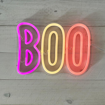 Boo neon signs