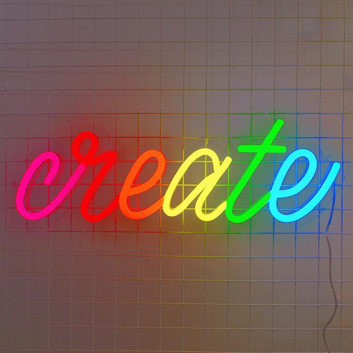 CREATE neon signs