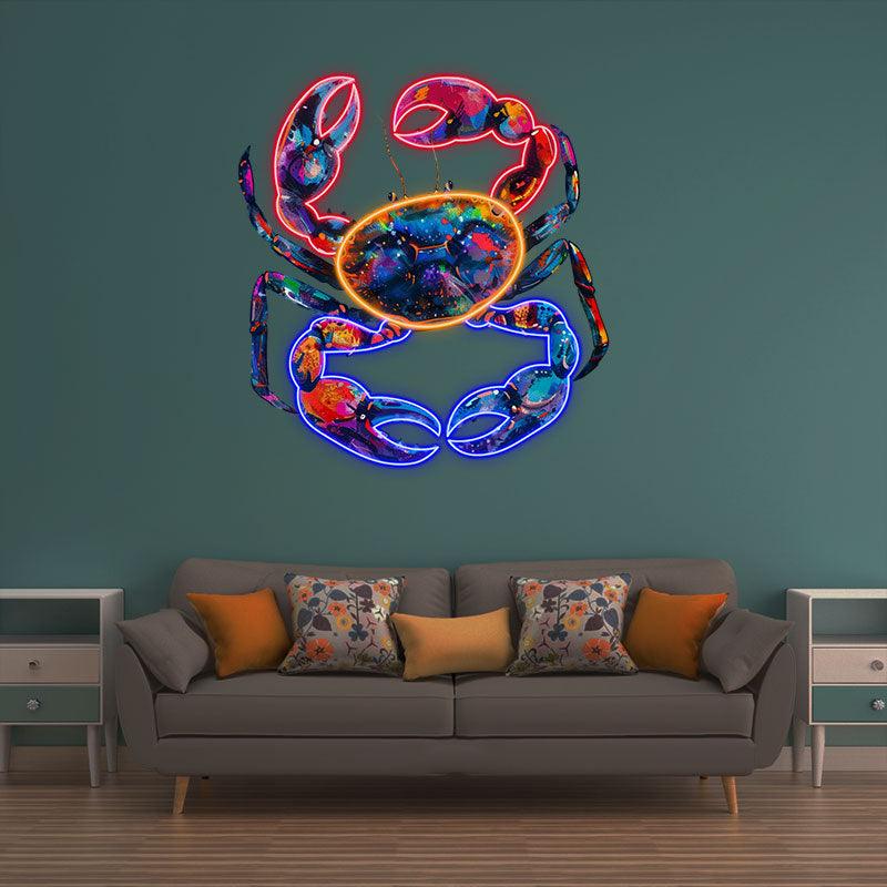 Cancer Neon signs Light - Stylish LED Zodiac Sign for Home Decor, Perfect Gift for Cancer Fans, Moon Child Wall Art