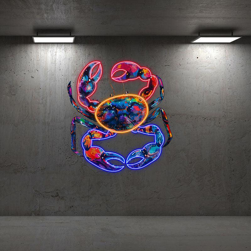 Cancer Star Sign Led Cancer Neon signs Light - Stylish LED Zodiac Sign for Home Decor, Perf