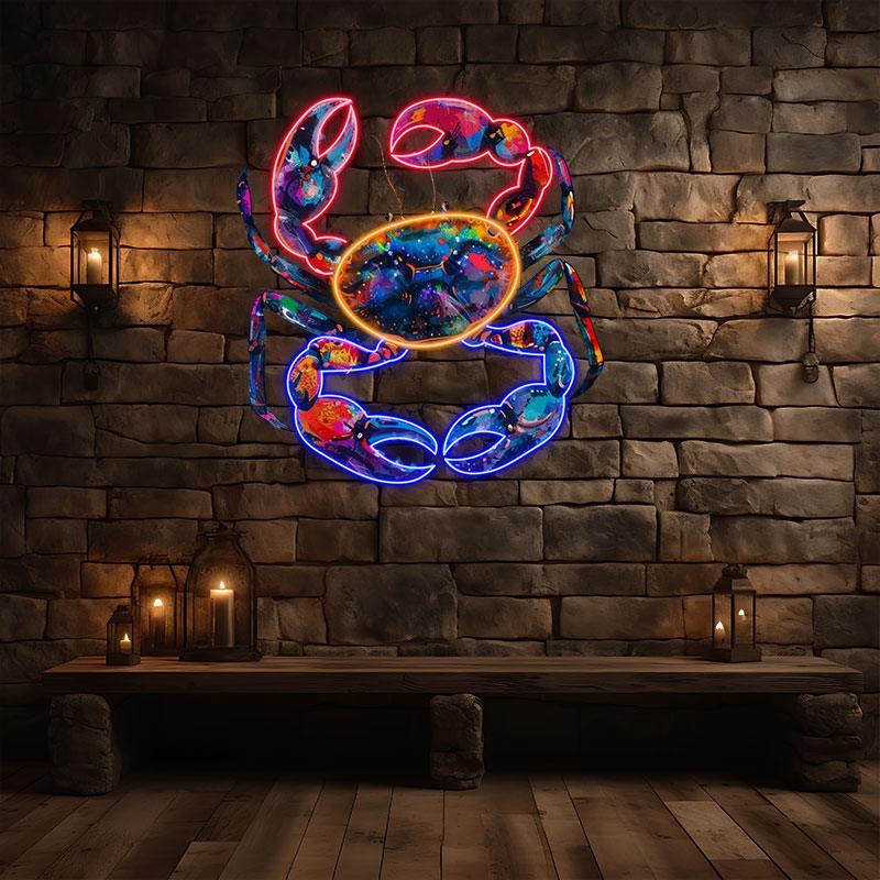 Cancer Neon signs Light - Stylish LED Zodiac Sign for Home Decor, Perf