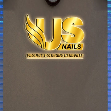 backlit sign
