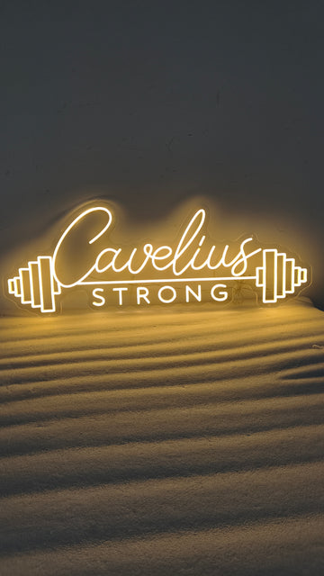 GYM_STRONG Neon Sign