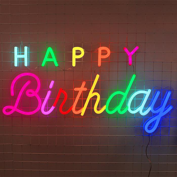 HAPPY BIRTHDAY neon signs