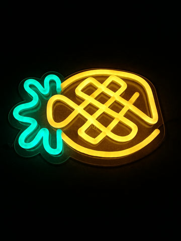 Pineapple neon Sign, Restaurant RoomDecor wall Neon Sign, Bar Club Decor,kitchen children's Room Decoration Wall Decoration
