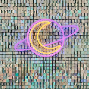 Love you to the Moon & Saturn neon signs