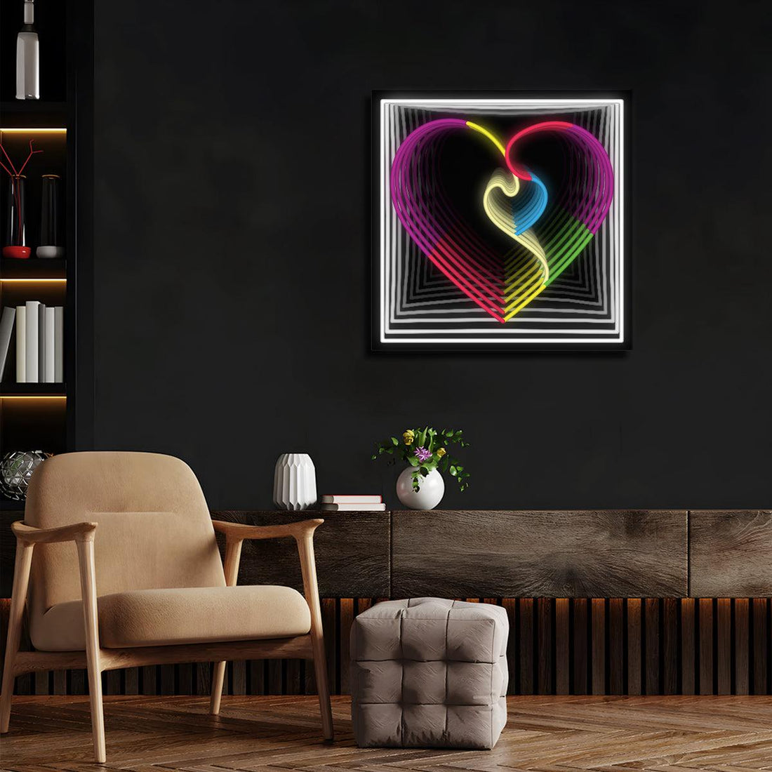 Heart Infinity Neon Sign