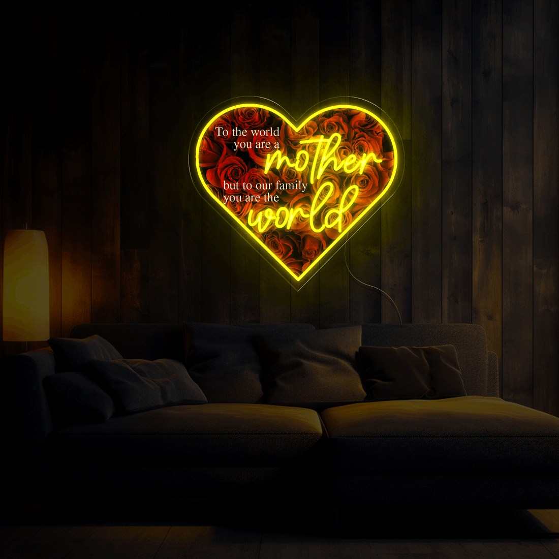 Mother's Day Message Artwork Neon Sign