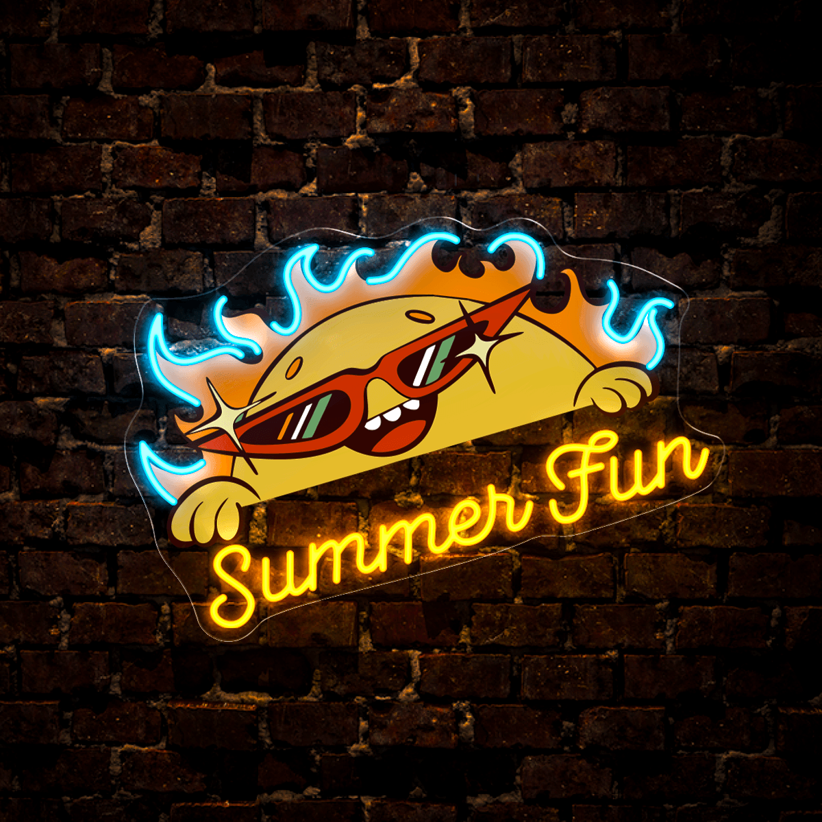 Neon Fun Summer Fun Artwork Neon Sign