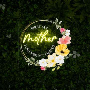 Happy Mother's Day Artwork Neon Sign