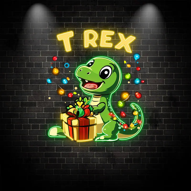 Cute Dinosaur Gift Neon Sign, LED Wall Decor Light, Custom Neon Sign Light, Creative Gift Neon Light For Children