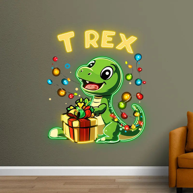 Cute Dinosaur Gift Neon Sign, LED Wall Decor Light, Custom Neon Sign Light, Creative Gift Neon Light For Children