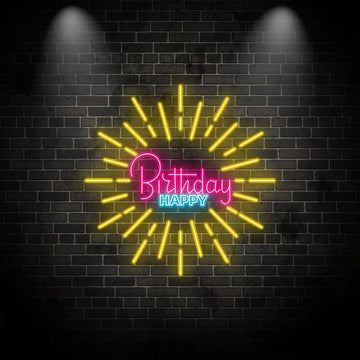 Birthday Glow Sign – Add a festive touch to any celebration with this bright "Happy Birthday" sign, ideal for birthday moments