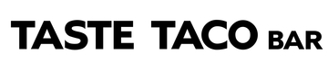 TASTE TACO BAR marquee letters