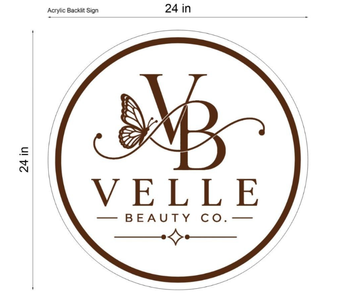 backlit sign