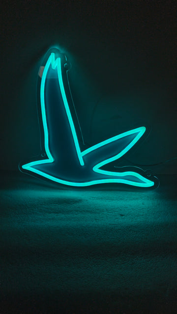 Swallow Bird LED Neon Sign, Acrylic Backboard