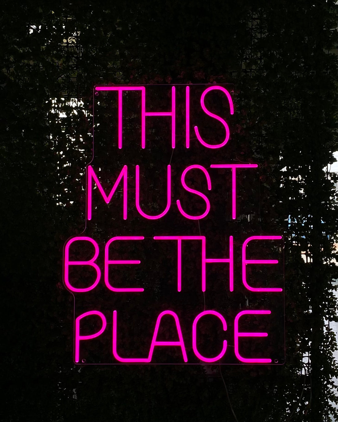 This Must Be the Place Neon Light, Home Decor LED Neon Light, Custom Room Wall Light, Personal Space Decoration