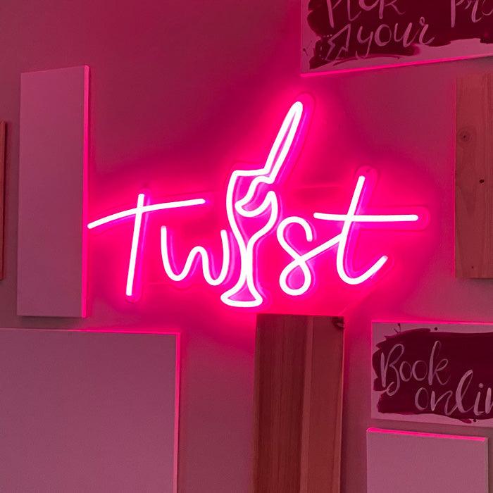 Twist - Single Line neon signs