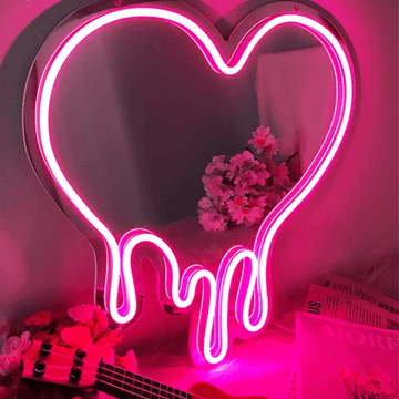 Melting Heart Neon Sign