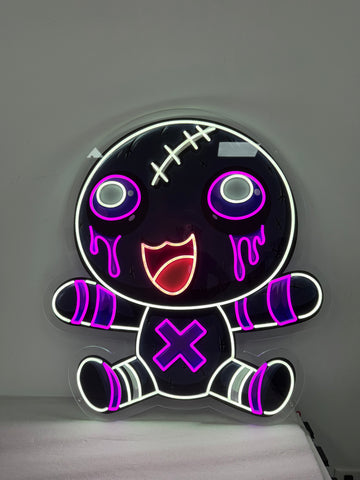 Voodoo Doll LED Neon Sign