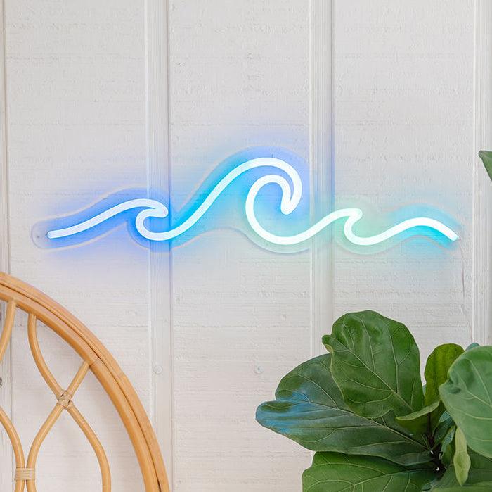 Clean Sign Wave OCEAN WAVE neon signs
