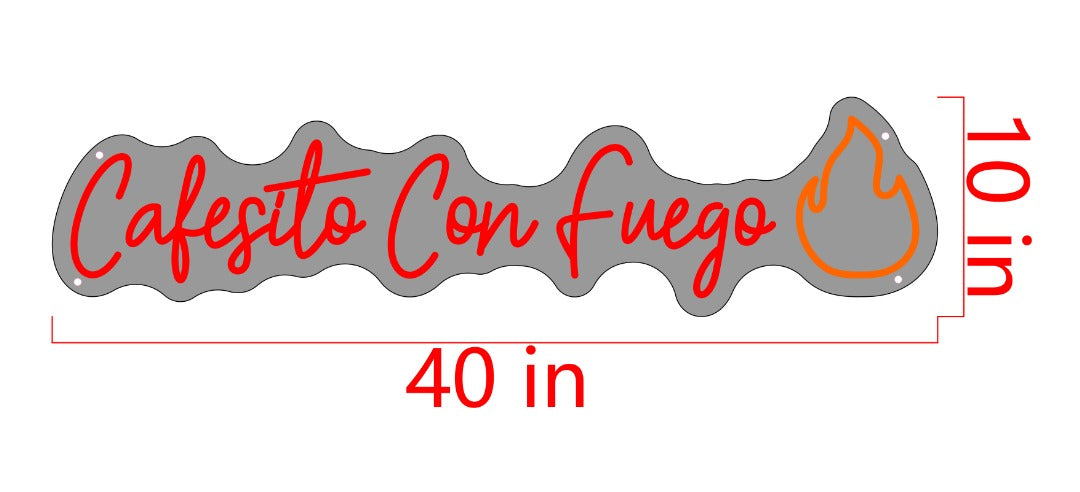 cafegite con fuego