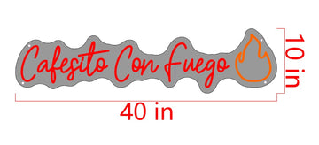 cafegite con fuego