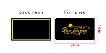 Rectangular sign