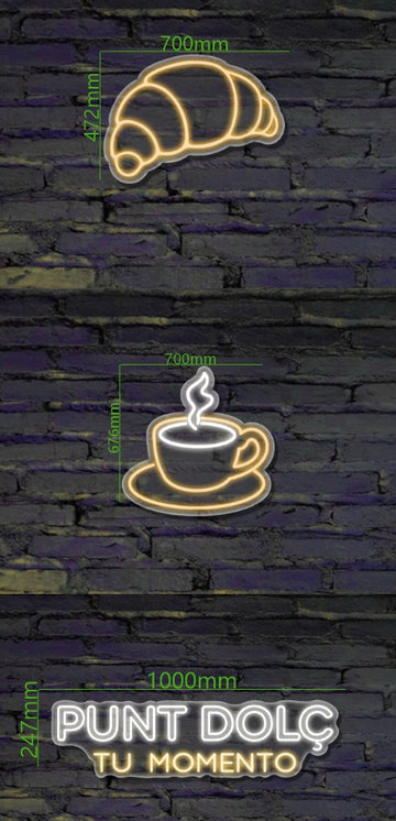 3pcs neon sign