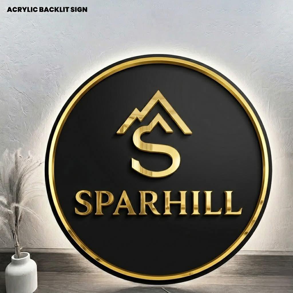 backlit sign 2PCS