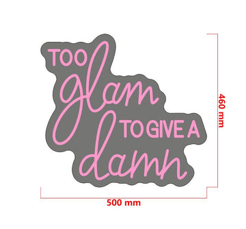 Too glam to give a damn