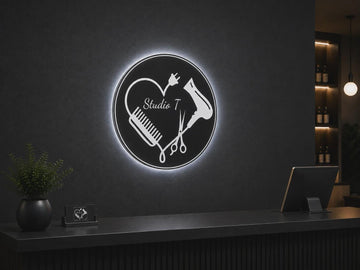 backlit sign