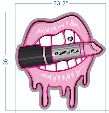 UV printed neon sign 36*33.2 inches