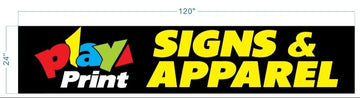 channel letters Play Print SIGNS & APPAREL