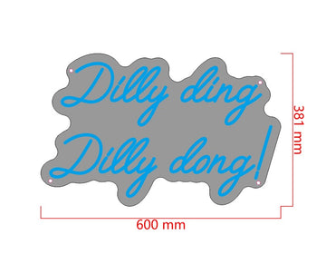 Dilly ding Dilly dong-no dimmer-blue light