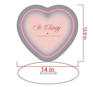 Free standing neon sign