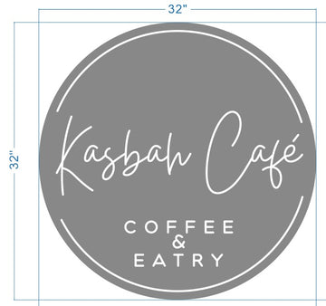 Kasbah Cafe neon sign 32*32 inches