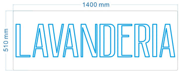 neon sign LAVANDERIA