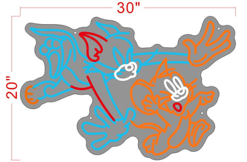 cold white ice blue orange