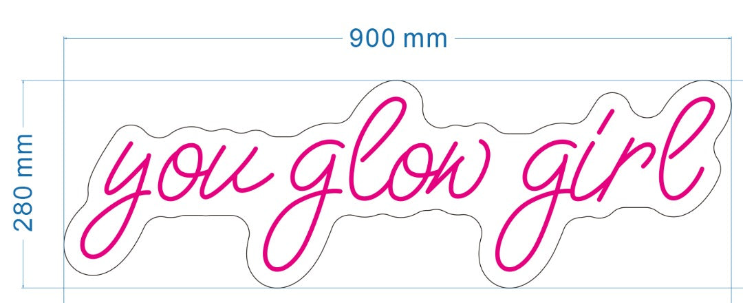 you glow girl