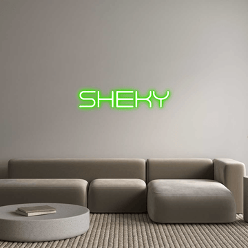 Custom Neon: SHEKY