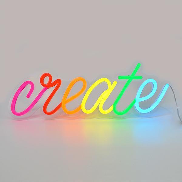 CREATE neon signs