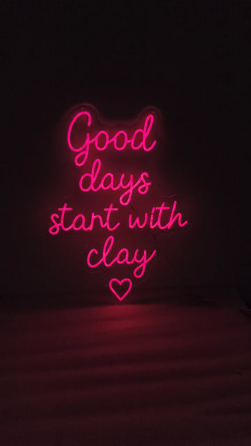 Good days start with ？ Neon Sign