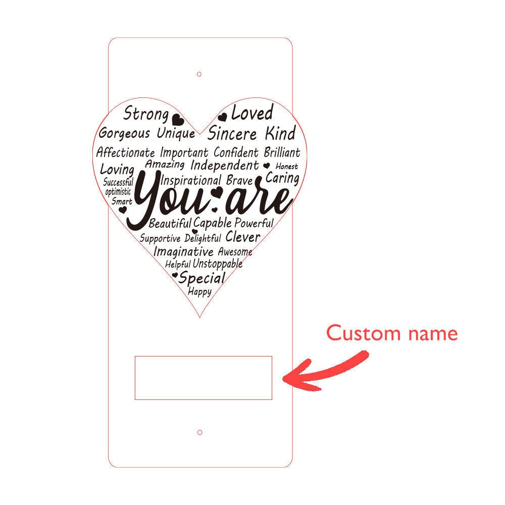 Personalized name LED neon mirror | Customized illuminated name mirror | Personalized heart-shaped mirror multi-color mirror light creative gift